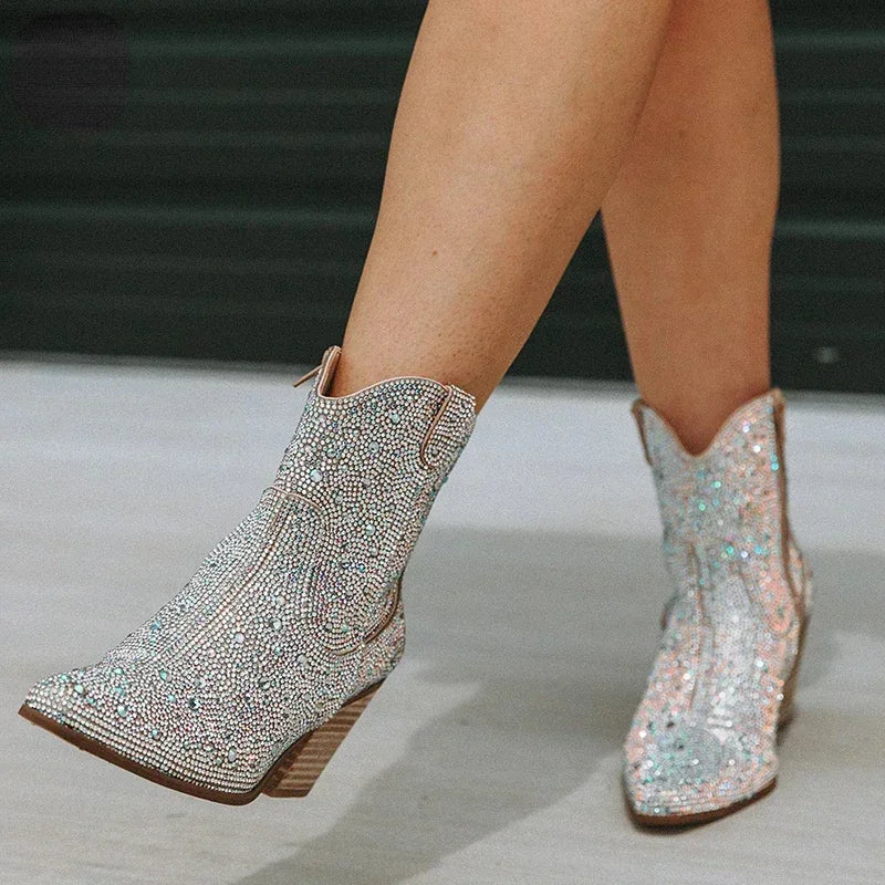 Cowgirl Glitter Boots